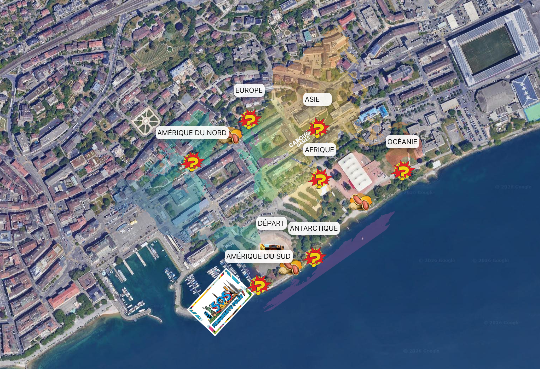 Plan du parcours — Neuchatel