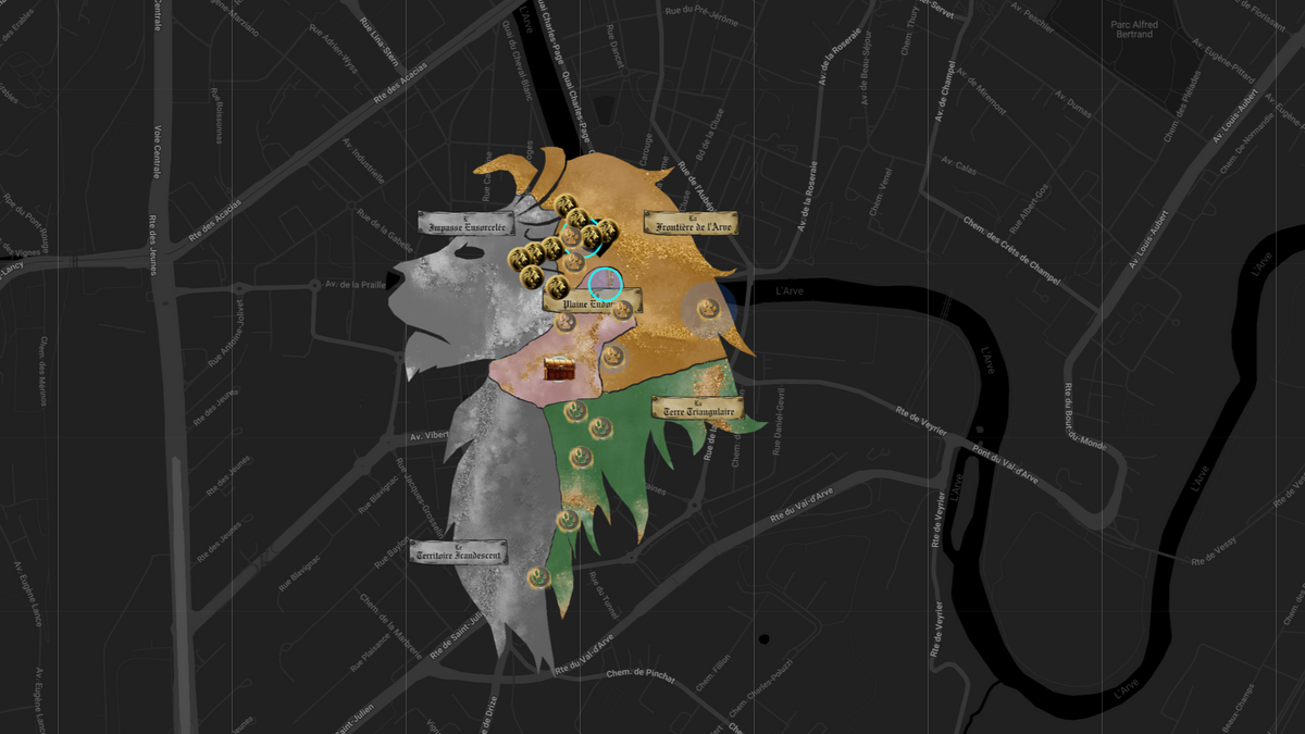 Plan du parcours — carouge