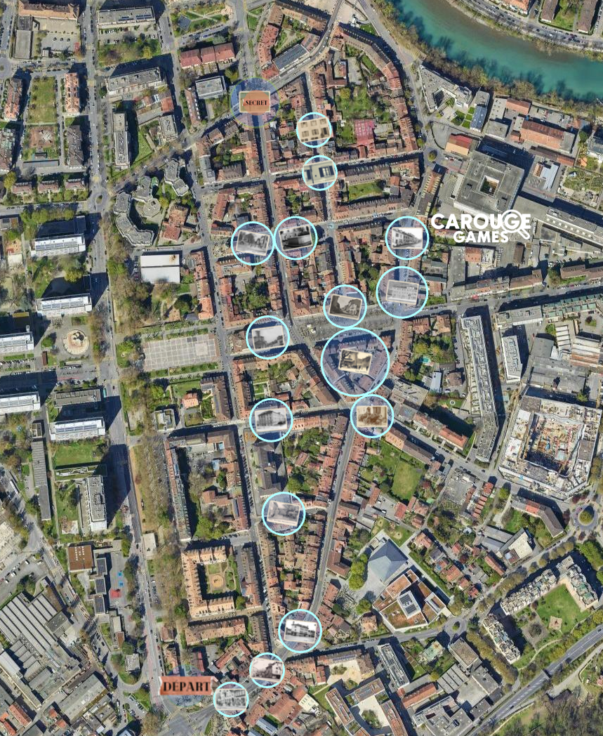 Plan du parcours — Carouge