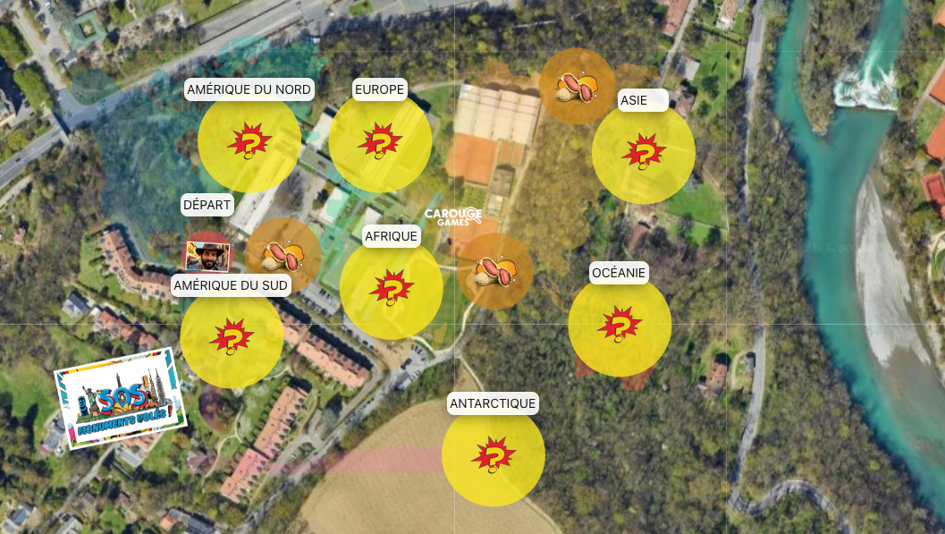 Vue satellite — Carouge