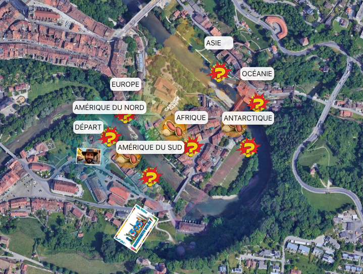 Vue satellite — Fribourg